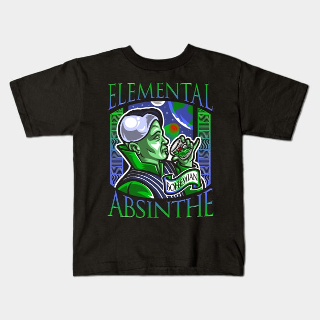 Elemental Absinthe Kids T-Shirt by Punksthetic